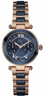 Gc Ladies Sport Blue Rse Gld Rnd Y06009L7 Gc Ladies Sport Blue Rse Gld Rnd Y06009L7