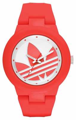 adidas Originals Ladies Red And White Silicone ADH3115 adidas Originals Ladies Red And White Silicone ADH3115