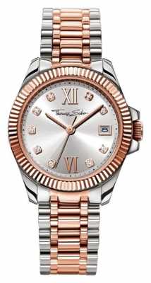Thomas Sabo Womans Stainless Steel Strap Silver Dial WA0219-272-201-33 Thomas Sabo Womans Stainless Steel Strap Silver Dial WA0219-272-201-33