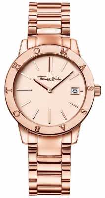 Thomas Sabo Womans Rose Gold Coloured Dial Stainless Steel WA0175-265-208-33 Thomas Sabo Womans Rose Gold Coloured Dial Stainless Steel WA0175-265-208-33