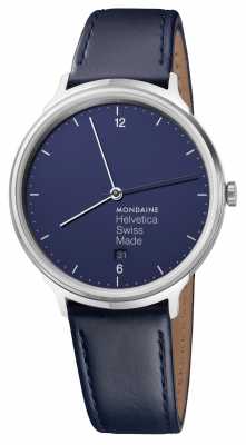 Mondaine Helvetica No1 Bleu Marine 38mm MH1.L2240.LD Mondaine Helvetica No1 Bleu Marine 38mm MH1.L2240.LD