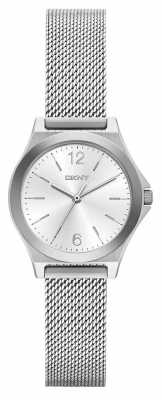 DKNY Ladies Parsons Silver Mesh Bracelet Watch NY2488 DKNY Ladies Parsons Silver Mesh Bracelet Watch NY2488