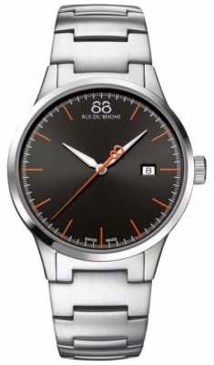 88 Rue du Rhone Mens Steel Strap Round Black Dial 87WA154103 88 Rue du Rhone Mens Steel Strap Round Black Dial 87WA154103