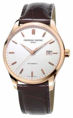 Frederique Constant Mens Classics Index Automatic Brown Leather Strap FC-303V5B4 Frederique Constant Mens Classics Index Automatic Brown Leather Strap FC-303V5B4