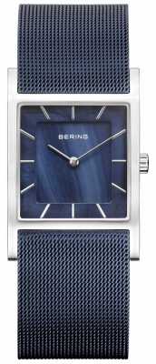 Bering Womens Blue Mesh Sprap Blue Dial 10426-307-S Bering Womens Blue Mesh Sprap Blue Dial 10426-307-S