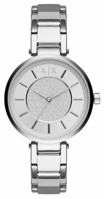 Armani Exchange Womens Stainless Steel Silver Dial AX5315 Armani Exchange Womens Stainless Steel Silver Dial AX5315