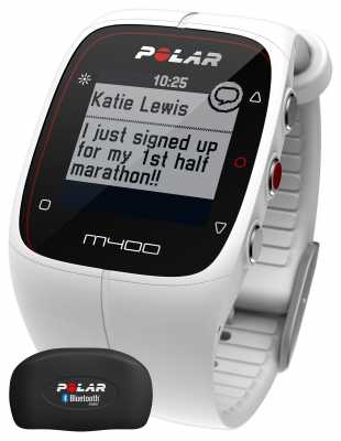 Polar Unisex M400 Bluetooth GPS (White with HR) Activity Tracker 90051347 Polar Unisex M400 Bluetooth GPS (White with HR) Activity Tracker 90051347