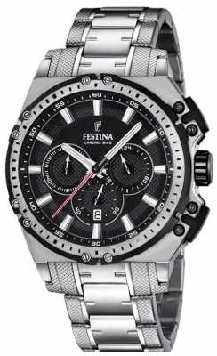 Festina 2016 Chronobike Mens Chronograph Watch Black Dial F16968/4 Festina 2016 Chronobike Mens Chronograph Watch Black Dial F16968/4