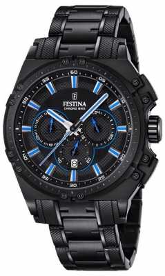 Festina 2016 Chronobike Mens Chronograph Watch Blue And Black F16969/2 Festina 2016 Chronobike Mens Chronograph Watch Blue And Black F16969/2
