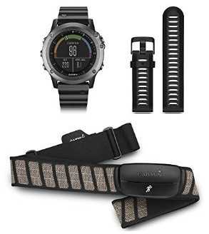 Garmin Mens Fenix 3 Sapphire Performance Bundle 010-01338-26 Garmin Mens Fenix 3 Sapphire Performance Bundle 010-01338-26