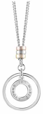 Guess Womens Around The World Stainless Steel Necklace UBN61010 Guess Womens Around The World Stainless Steel Necklace UBN61010