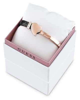 Guess Womens Exotic Attitude Rose Gold PVD Plated Bangle UBS61027 Guess Womens Exotic Attitude Rose Gold PVD Plated Bangle UBS61027