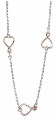 Guess Womens Armour Two Tone Necklace UBN61058 Guess Womens Armour Two Tone Necklace UBN61058