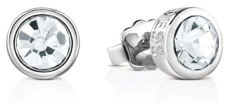 Guess Womens Shiny Guess Stainless Steel Studs UBE61019 Guess Womens Shiny Guess Stainless Steel Studs UBE61019