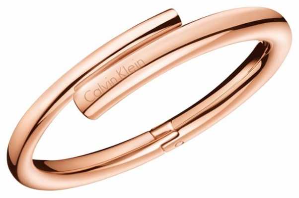 Calvin Klein Womens Scent Rose Gold PVD Bangle KJ5GPD10010S Calvin Klein Womens Scent Rose Gold PVD Bangle KJ5GPD10010S