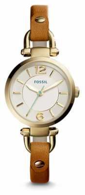 Fossil Womens Georgia Tan Leather Strap ES4000 Fossil Womens Georgia Tan Leather Strap ES4000