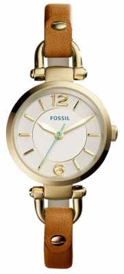 Fossil Womens Georgia Tan Leather Strap ES4000 Fossil Womens Georgia Tan Leather Strap ES4000