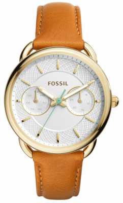 Fossil Womens Tailor Tan Leather Strap ES4006 Fossil Womens Tailor Tan Leather Strap ES4006