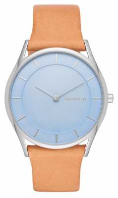 Skagen Womens Holst Tan Leather Strap Blue Dial SKW2451 Skagen Womens Holst Tan Leather Strap Blue Dial SKW2451