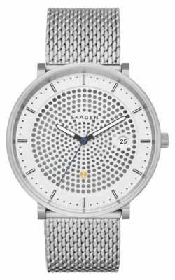 Skagen Mens Hald Solar Powered Stainless Steel Mesh Bracelet SKW6278 Skagen Mens Hald Solar Powered Stainless Steel Mesh Bracelet SKW6278