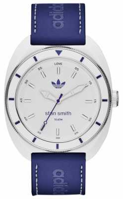 adidas Originals Mens Stan Smith Blue Leather Strap ADH9087 adidas Originals Mens Stan Smith Blue Leather Strap ADH9087