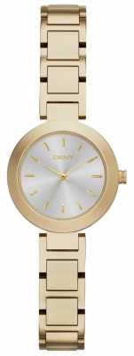 DKNY Womans Silver Dial Gold Strap NY2399 DKNY Womans Silver Dial Gold Strap NY2399