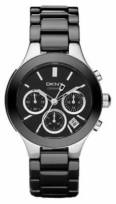 DKNY Womans Black Chronograph Dial Black Ceramic Strap NY4914 DKNY Womans Black Chronograph Dial Black Ceramic Strap NY4914