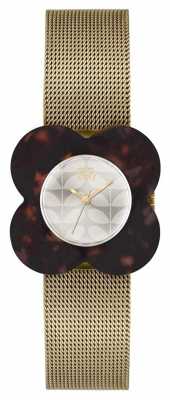 Orla Kiely Womens Poppy Gold Plated Dark Case OK4030 Orla Kiely Womens Poppy Gold Plated Dark Case OK4030