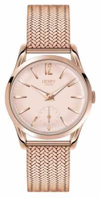 Henry London Womans Rose Gold Dial Rose Gold Plated Mesh Strap HL30-UM-0164 Henry London Womans Rose Gold Dial Rose Gold Plated Mesh Strap HL30-UM-0164