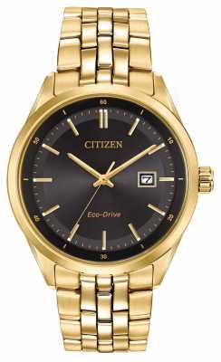 Citizen Mens Gold PVD Plated Bracelet Black Dial BM7252-51E Citizen Mens Gold PVD Plated Bracelet Black Dial BM7252-51E