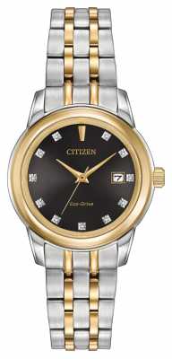 Citizen Womens 11 Diamond Two Tone Stainless Steel EW2394-59E Citizen Womens 11 Diamond Two Tone Stainless Steel EW2394-59E