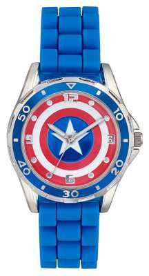 Avengers Childrens Captain America Shield Blue Strap CTA3138 Avengers Childrens Captain America Shield Blue Strap CTA3138