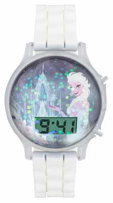 Disney Frozen Frozen Snow Globe Digital White Strap FZN3649 Disney Frozen Frozen Snow Globe Digital White Strap FZN3649