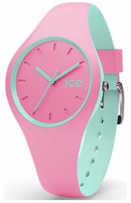 Ice-Watch Womans Duo Pink Mint Pink Silicone Strap DUO.PMT.S.S.16 Ice-Watch Womans Duo Pink Mint Pink Silicone Strap DUO.PMT.S.S.16