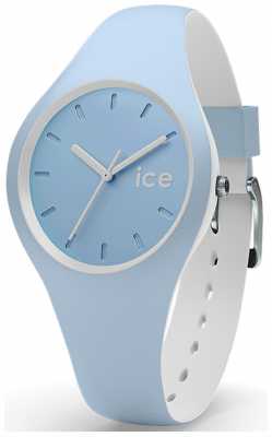 Ice-Watch Unisex Duo Blue White Silicone Strap Blue Dial DUO.WES.S.S Ice-Watch Unisex Duo Blue White Silicone Strap Blue Dial DUO.WES.S.S