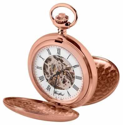 Woodford Double Hunter Rose Gold Pocket Watch 1090 Woodford Double Hunter Rose Gold Pocket Watch 1090