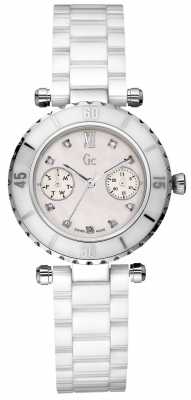 Gc Womens Diver Chic Diamond White Ceramic I46003L1 Gc Womens Diver Chic Diamond White Ceramic I46003L1