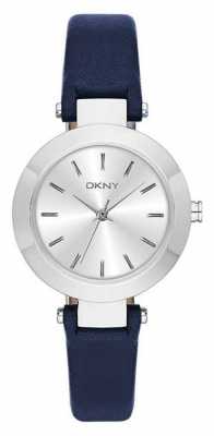 DKNY Ladies Stanhope Navy Leather Strap Watch NY2412 DKNY Ladies Stanhope Navy Leather Strap Watch NY2412
