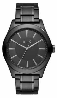 Armani Exchange Mens Black Stainless Steel Strap Black Dial AX2322 Armani Exchange Mens Black Stainless Steel Strap Black Dial AX2322