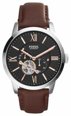 Fossil Mens Brown Leather Strap Black Chronograph Dial ME3061 Fossil Mens Brown Leather Strap Black Chronograph Dial ME3061