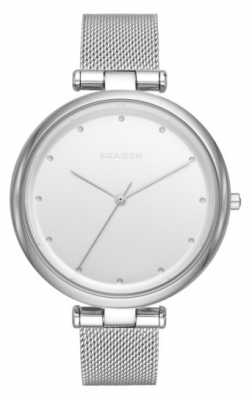 Skagen Womans Stainless Steel Silver Mesh Strap SKW2485 Skagen Womans Stainless Steel Silver Mesh Strap SKW2485