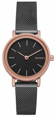 Skagen Womans Stainless Steel Black Mesh Strap Black Dial SKW2492 Skagen Womans Stainless Steel Black Mesh Strap Black Dial SKW2492