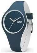 Ice-Watch Small DUO Atlantic White Silicone Strap DUO.ATL.S.S Ice-Watch Small DUO Atlantic White Silicone Strap DUO.ATL.S.S