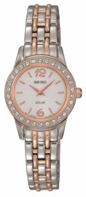 Seiko Womens Solar Powered Two Tone SUP130P9 Seiko Womens Solar Powered Two Tone SUP130P9