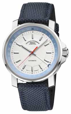Muhle Glashutte 29er Zeigerdatum Synthetic Band White Dial M1-25-32-NB Muhle Glashutte 29er Zeigerdatum Synthetic Band White Dial M1-25-32-NB