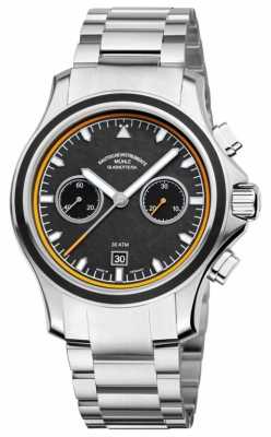 Muhle Glashutte ProMare Chronograph Stainless Steel Band Carbon Dial M1-42-04-MB Muhle Glashutte ProMare Chronograph Stainless Steel Band Carbon Dial M1-42-04-MB