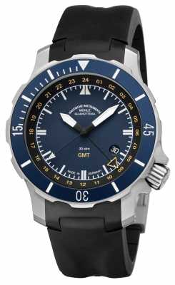 Muhle Glashutte Seebataillon GMT Indian Rubber Band Blue Dial M1-28-62-KB Muhle Glashutte Seebataillon GMT Indian Rubber Band Blue Dial M1-28-62-KB