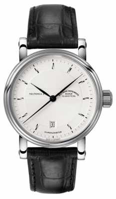 Muhle Glashutte Teutonia II Chronometer Leather Band Silver Dial M1-30-45-LB Muhle Glashutte Teutonia II Chronometer Leather Band Silver Dial M1-30-45-LB