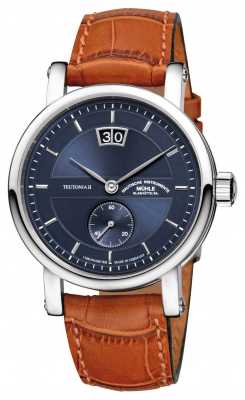 Muhle Glashutte Teutonia II Kleine Sekunde Leather Band Night Blue Dial M1-33-42-LB Muhle Glashutte Teutonia II Kleine Sekunde Leather Band Night Blue Dial M1-33-42-LB