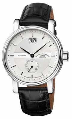 Muhle Glashutte Teutonia II Grossdatum Chronometer Leather Band Silver Dial M1-33-75-LB Muhle Glashutte Teutonia II Grossdatum Chronometer Leather Band Silver Dial M1-33-75-LB